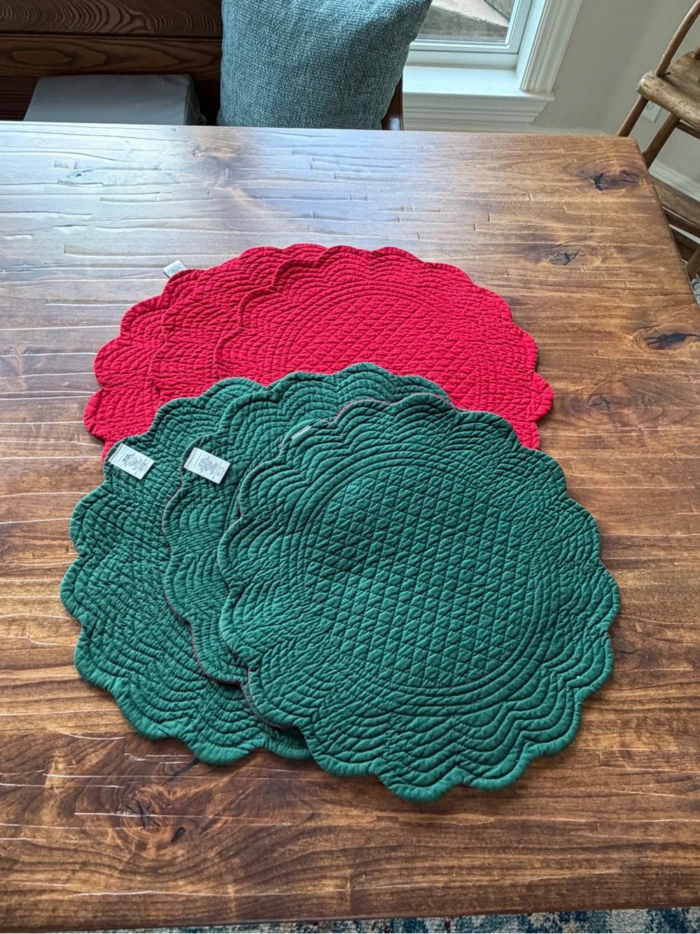 Quilted Holiday Placemat Set of 6